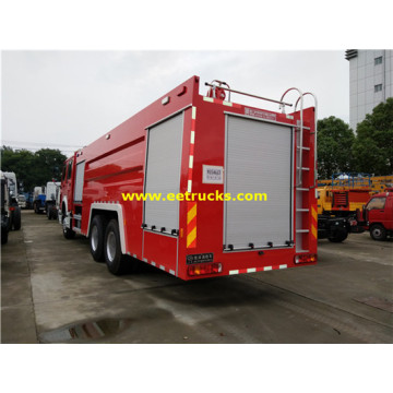 Camiones de lucha contra incendios HOWO de 15 m3 y 340 hp