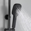 Système de douche 2 fonctions haut de gamme noir