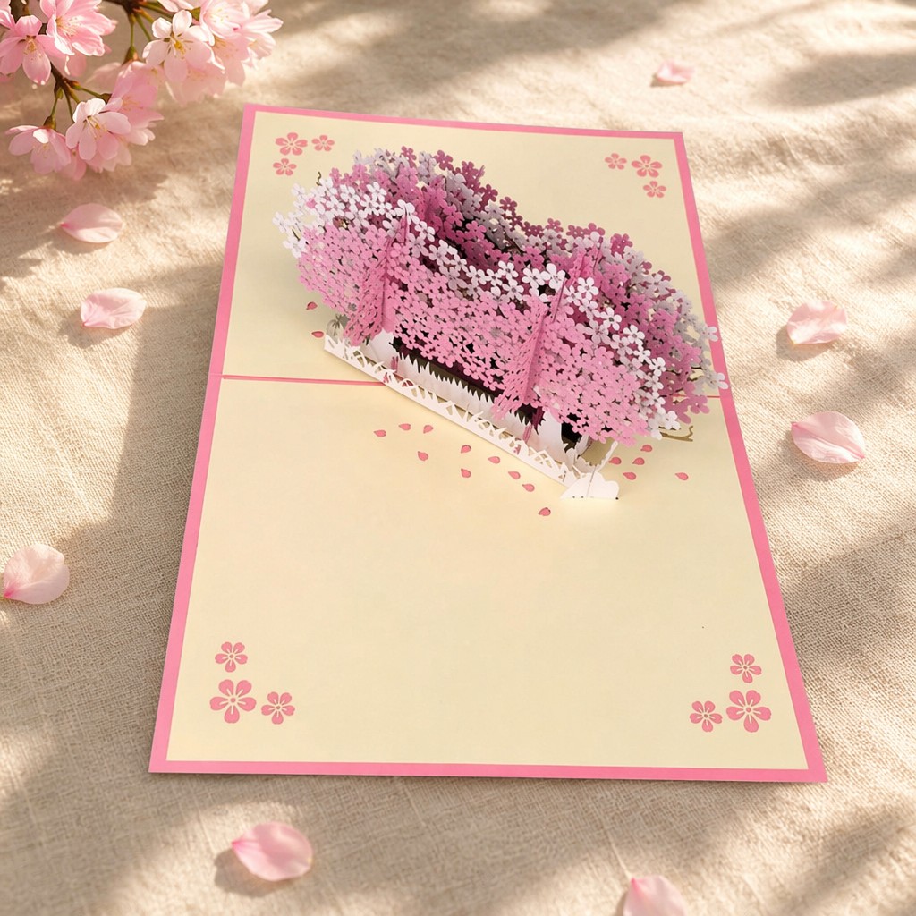 3D Floral Greeting Card