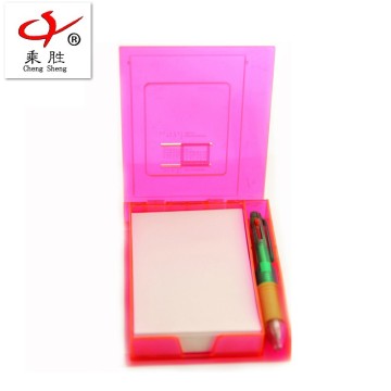 small size pallet notepad with cool plastic ball pen