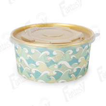 Recyclable Fast Food Paper Lunch Bowl With Printing