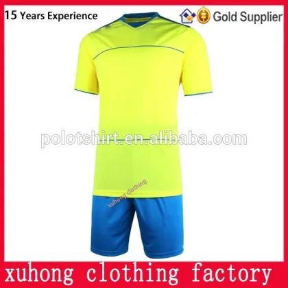 football tracksuit soccer jerseys and pants green and gold color
