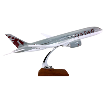 Προσφορά εργοστασίου: 43cm 1/130 κλίμακα Qatar Airways B787-9 μοντέλο αεροσκαφών ρητίνης