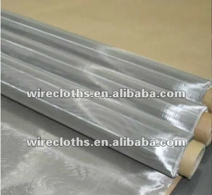 200/250/270/300/325/350/400/500 mesh stainless steel wire mesh for screen printing LCD, solar battery, glass, bottle, PCB