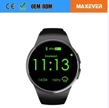 Full Display Round IPS Screen MTK2502C BT4.0 Wholesale Smart Watch KW18