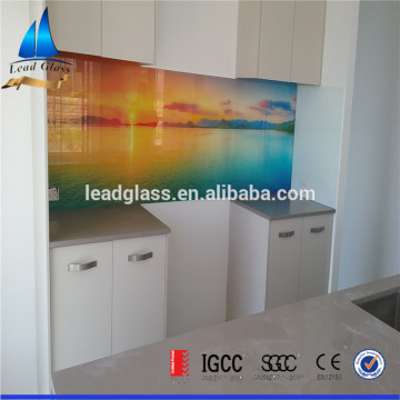 Back Painted Tempered Kitchen Glass Splashback Wholesale