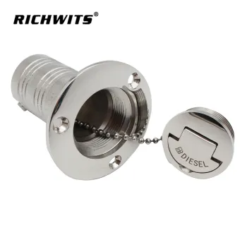 316/304 stainless steel deck filler with clamshell