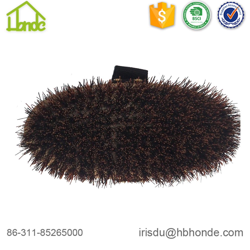 Wood Horse Body Brush with PP Bristle