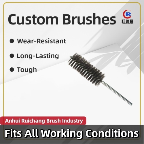 ステンレスワイヤーパイプサビ取りブラシ