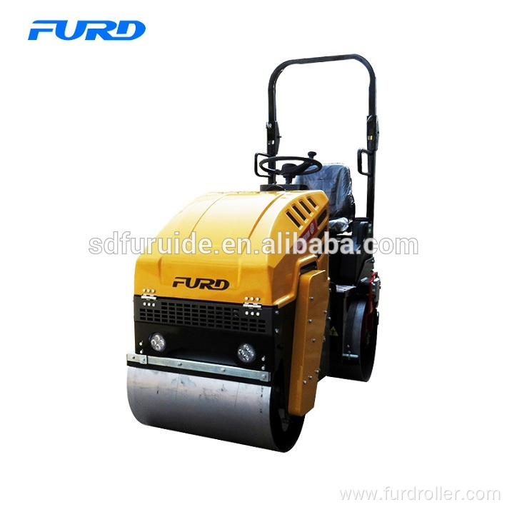 1 ton Small Road Roller With Vibratory Double Drum Fyl-880