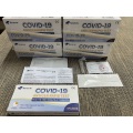 Covid-19-Antigen-Test zu Hause vor-Nasal