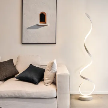 Arched Standing Floor Lamp for Modern Home Decor - Living, Bedroom, Hotel, Office
