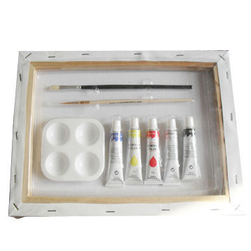 Painting canvas set, 100% cotton, customized designs are welcome