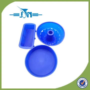Plastic classic round shape 12 cup silicone cake mould