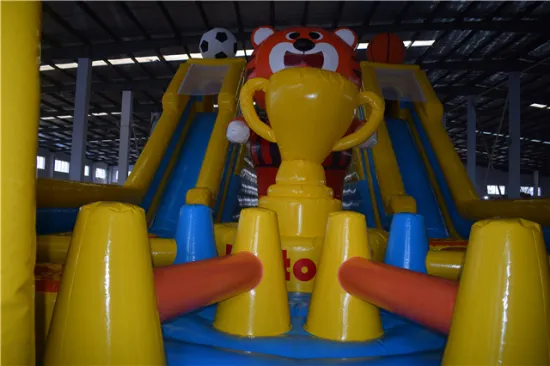 Inflatable Fun City Snow Man Inflatable Amusement Park Outdoor Big Bouncy House