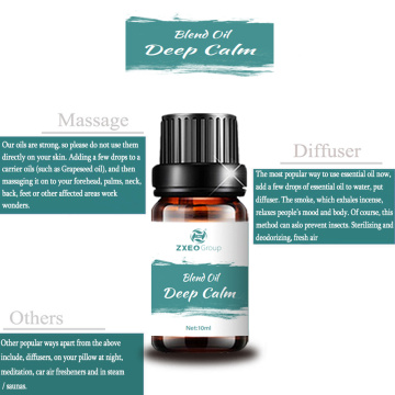 Deep Calm Blend Oil para alívio do estresse de ansiedade