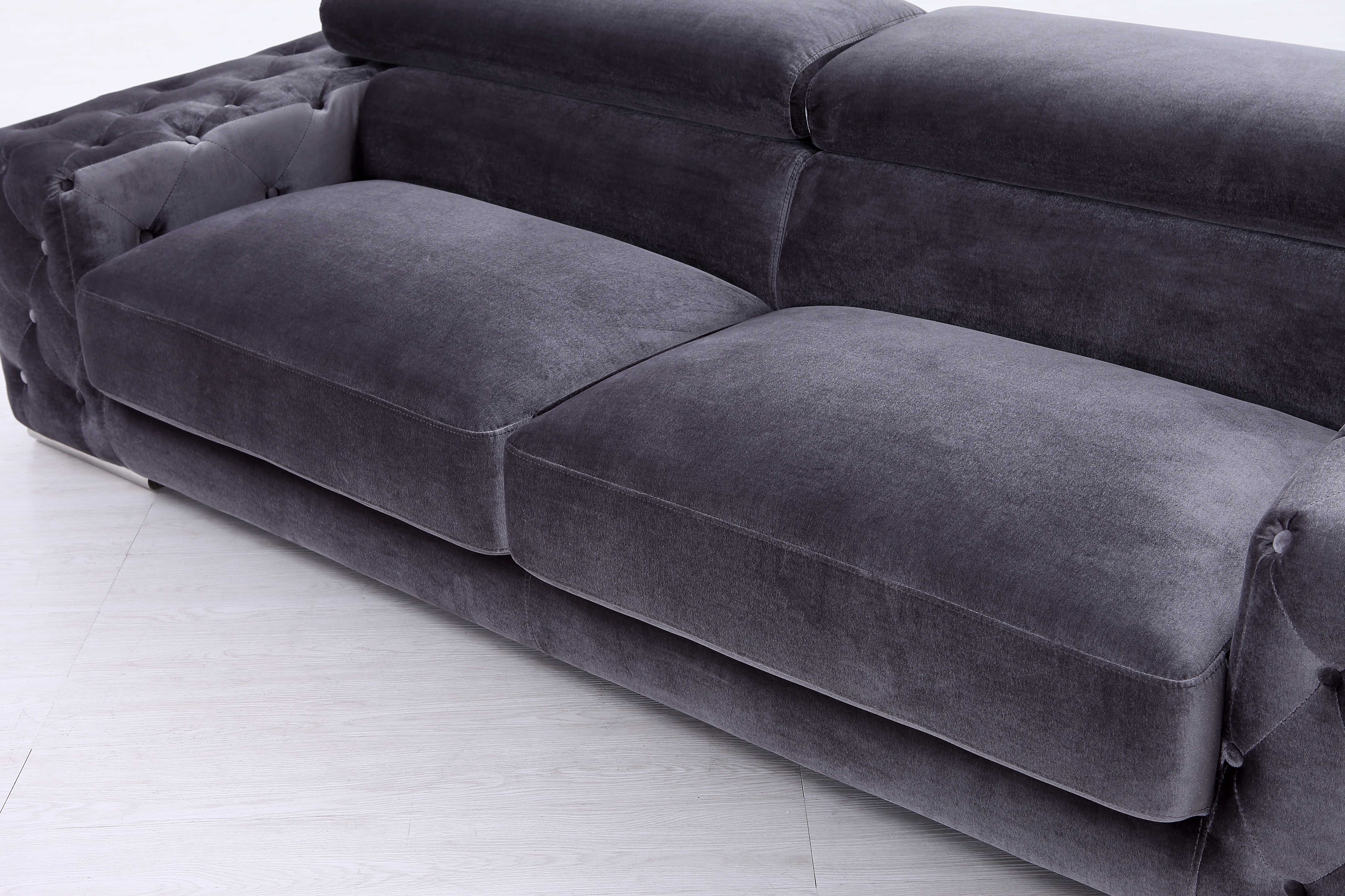 Modern Velvet Fabric Sofa