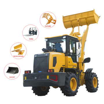 CE Approved Mini Backhoe Loader - 1 Ton to 3 Ton 4x4 Wheeled Loader with Digger Attachments