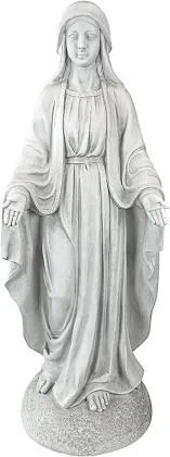 Madonna of Notre Dame Religious Garden Decor Statue