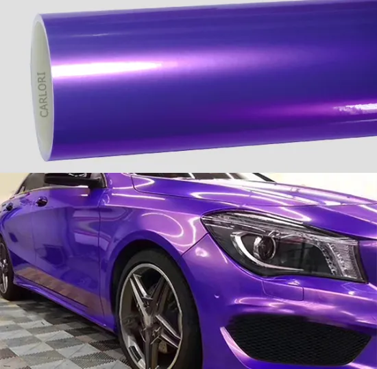 chameleon purple car wrap vinyl