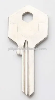best price excellent quality Vale brass blank key with nickel plated