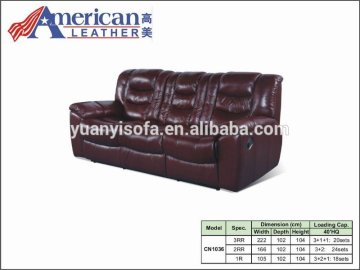 CN1036 Comfortable recliner sofa set for living room