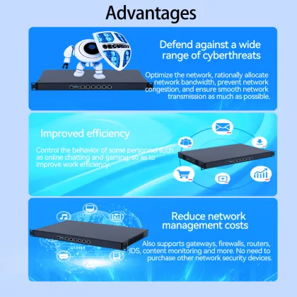 J4125 1U Firewall Router Server PC