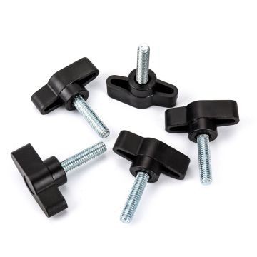 Custom Furniture M8 Knob Bolt with T-Type Handle - Steel and Plastic Screws M5 M6 M8