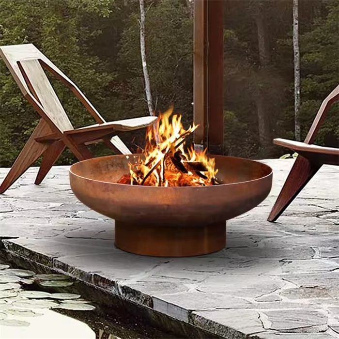 circular fire pit