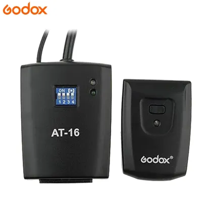 Godox AT-16 3.5mm Wireless Flash Trigger Receiver for Canon Fujifilm DSLR Cameras - Sync Speed