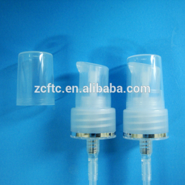 Clear UV craft plastic cream cosmetic pump,treatment pump,24/410
