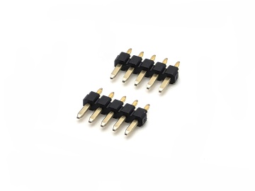 Cabeçalho de pino de 2,54 mm em linha única reta 5P