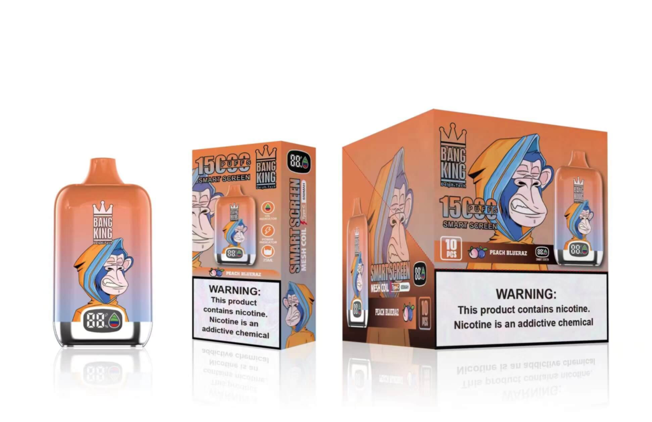 Bang King Digital 15000puffs Disposable vape Wholesale