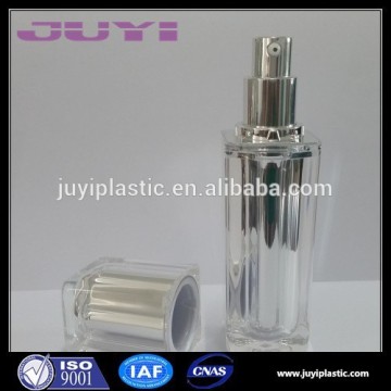 double wall plastic cosmetic bottles for personal care square bottles