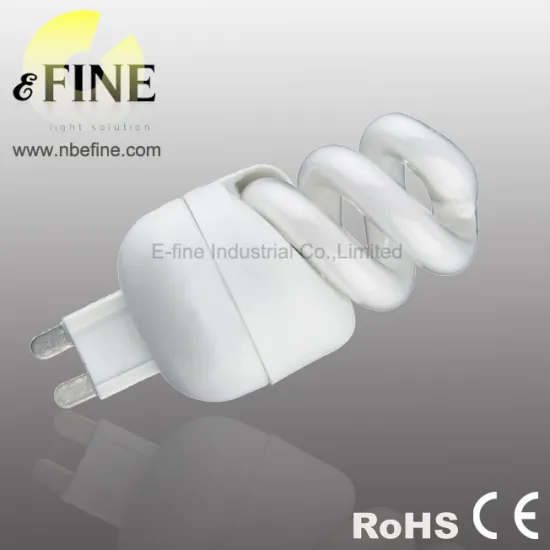 G9 energy saver bulb spiral T2