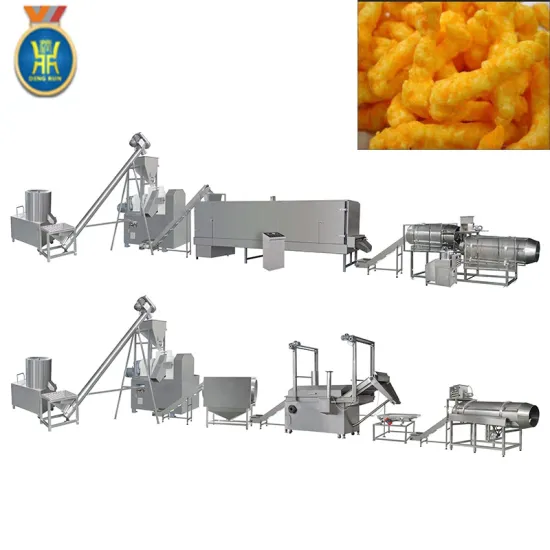 Supple of factory price cheetos kurkure snack food production line