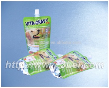 pets food Stand up Spout pouch