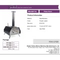 Compact Dual-Fuel FDA-Certified Outdoor Pizza Oven