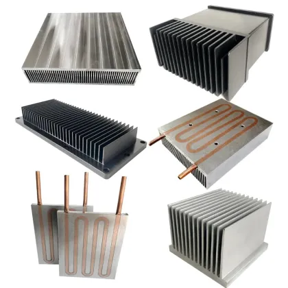 Aluminum profile heat sink, Skived fin heat sink