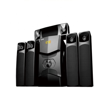 5.1 نظام المسرح المنزلي مع Bluetooth و FM و USB و MP3 و SD والتحكم عن بعد وعرض LED