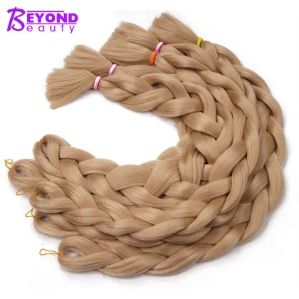 pink silver Grey black Red kinky curly braiding hair For african Women cheap braiding hair Synthetic pre stretched Braiding Hair