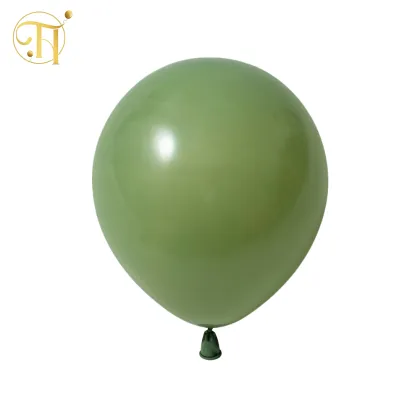 Retro Avocado Green Latex Balloons