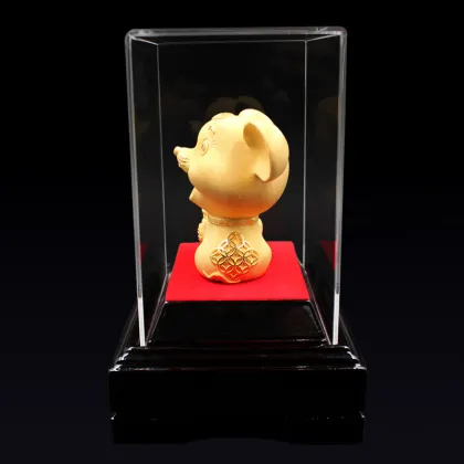 Velvet Sand Gold Crafts Golden Mouse