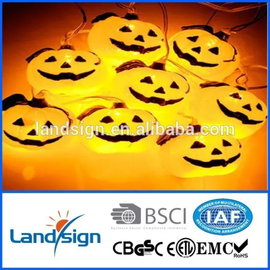 Cixi landsign solar pumking string lamp