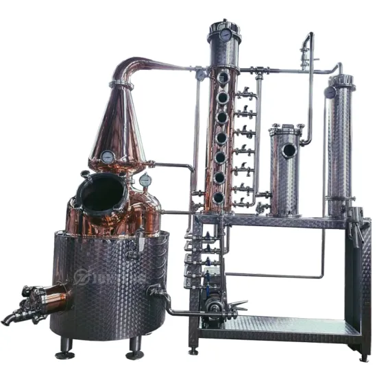 Factory Sale: Copper and Stainless Steel Distillation Equipment for Alcohol Production