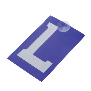 Automobile Accessories: Discover the Latest PVC Car Stickers, Ideal for New Drivers in England - Warning Magnetic Sucking Labels