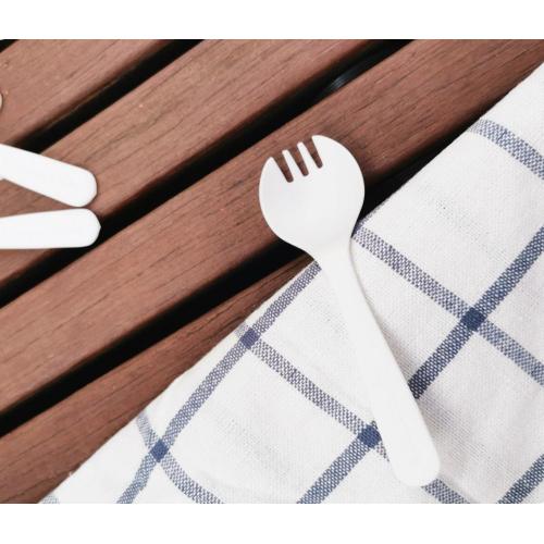 Kompos PLA ECO ECO Disposable Plastik Spork