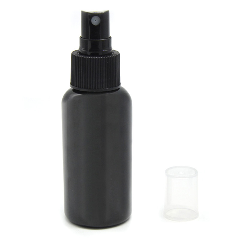 Neues Design 30ml Schwarz Plastiksprühflasche