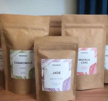 CM Custom Biodegradable Compostable Kraft Paper Ziplock Food Bags