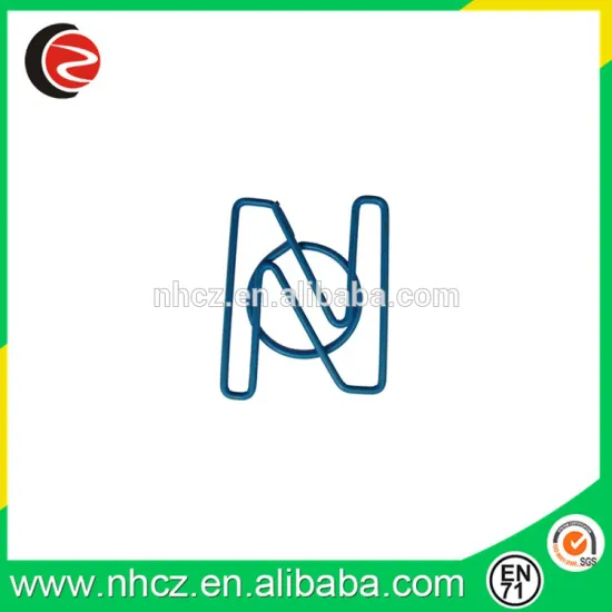 Letter N Shaped Paper Clips